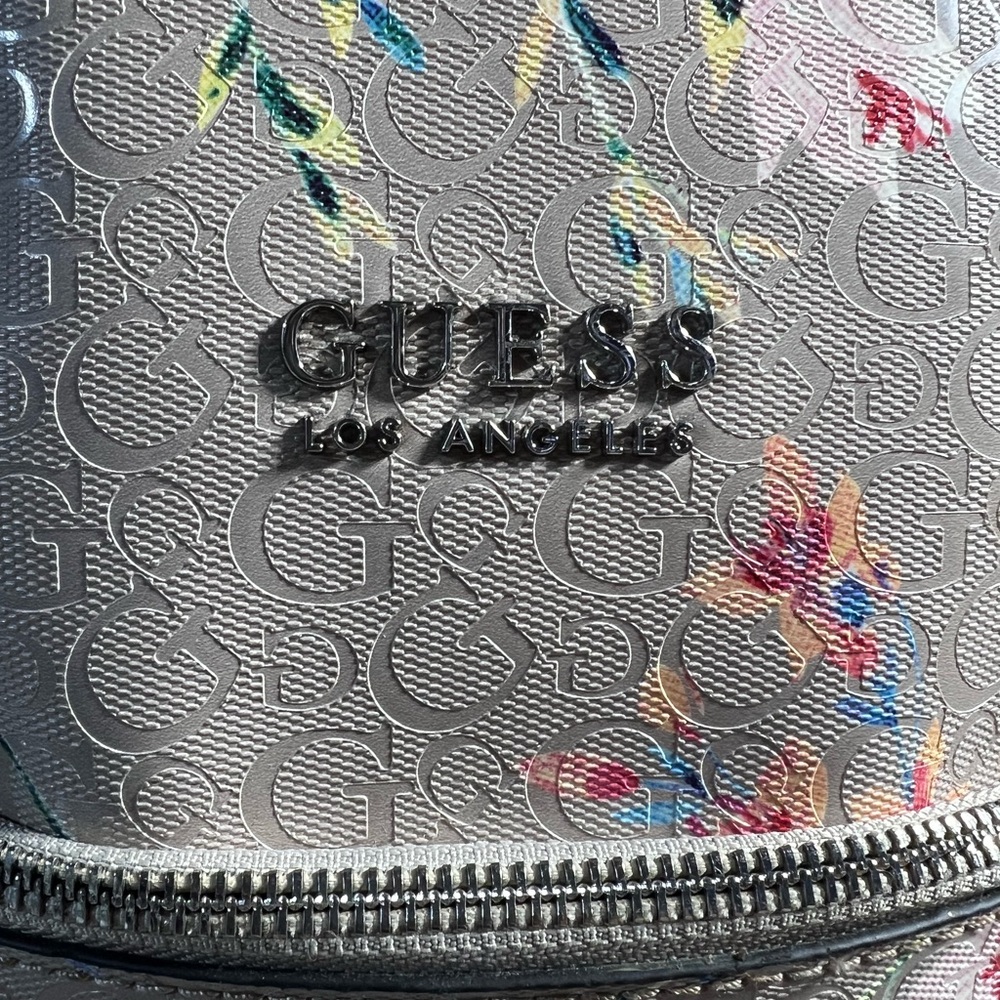 GUESS Floral Patterned Backpack - Picture 2 of 7